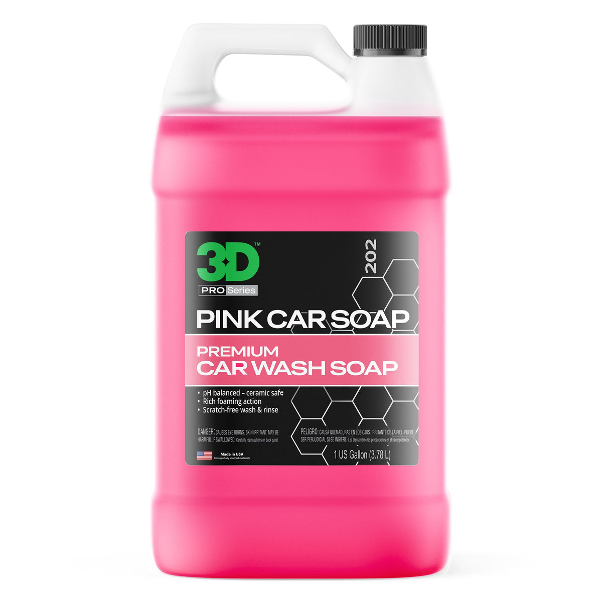 3D Pink Car Soap 1 Gallon