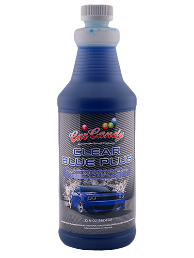 Car Candy Clear Blue Plus Concentrated Glass Cleaner & Washer Fluid 1 Quart