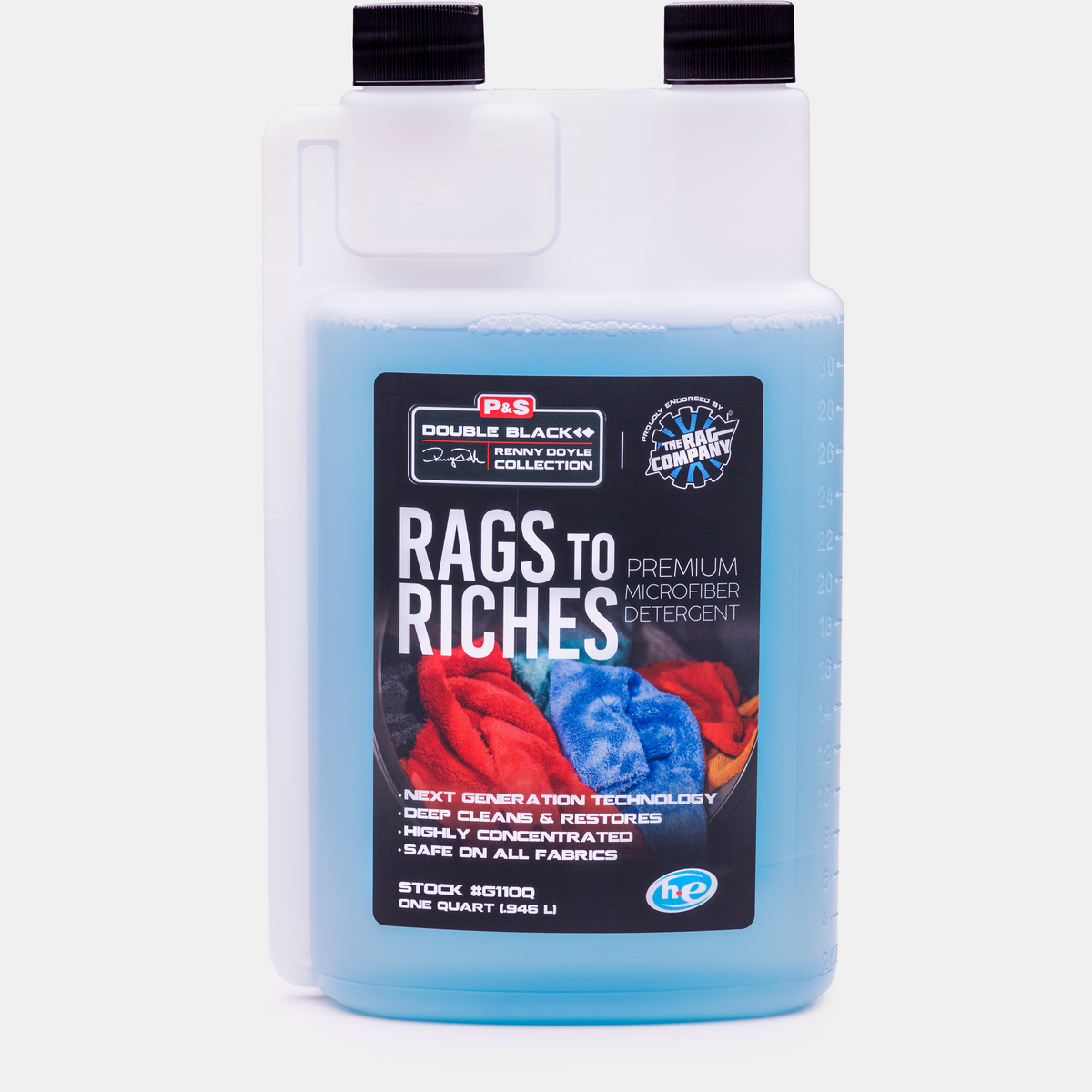 P&S Rags To Riches - Microfiber Detergent 1 Quart